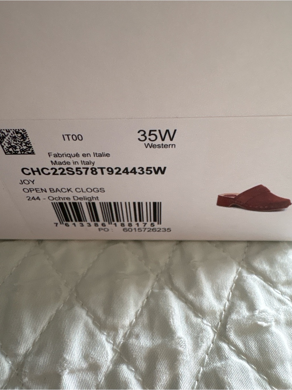 Chloe Joy Suede Clogs in Brown size 35 - Picture 4 of 10